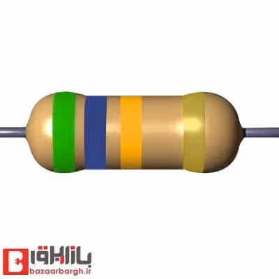 مقاومت 56 کیلو اهم 1/4 وات 5 درصد