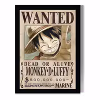 تابلو مدل monkey d luffy wanted کد Sdbt003 | دنیای قاب