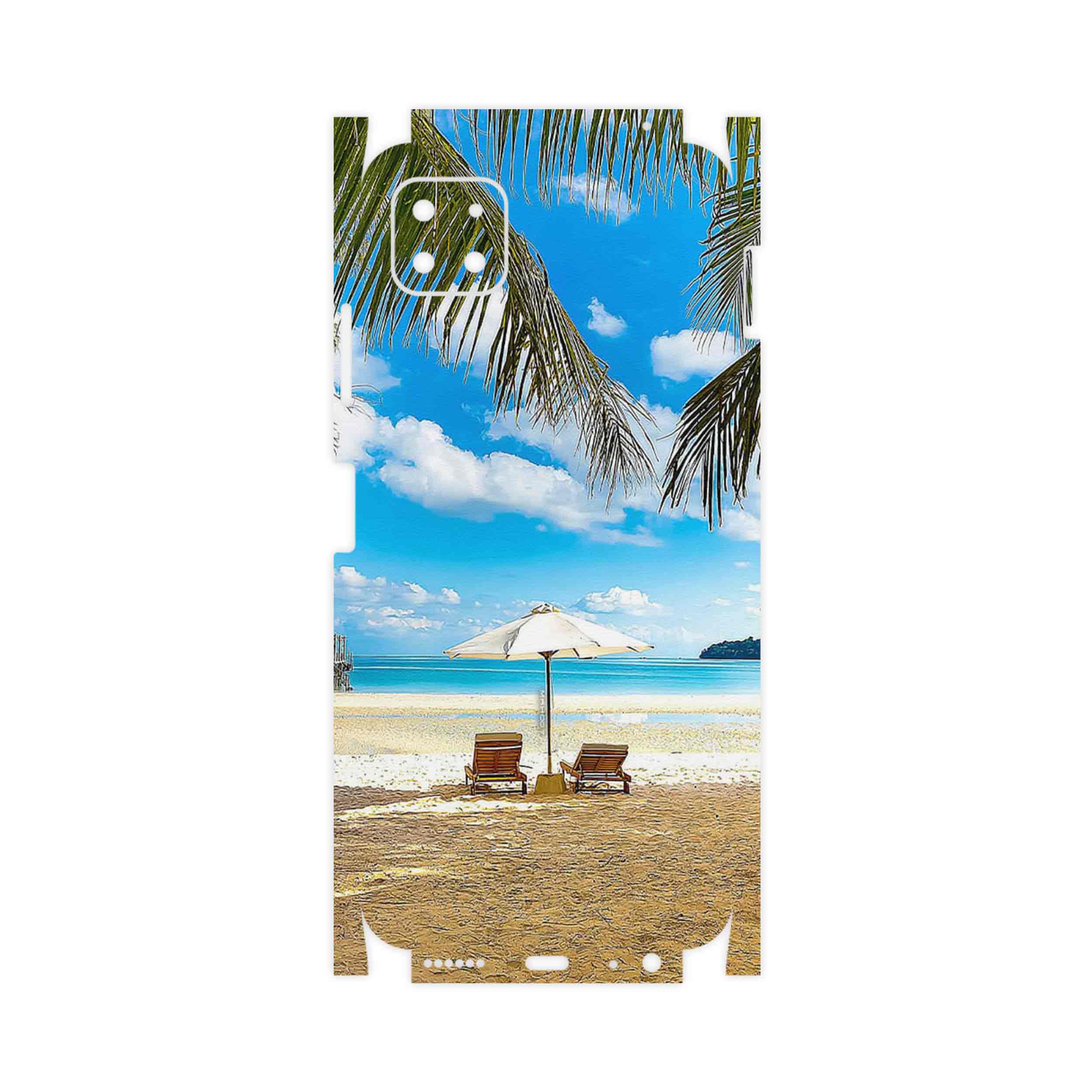 برچسب پوششی ماهوت مدل Beach-FullSkin مناسب برای گوشی موبایل سامسونگ Galaxy A22 5G