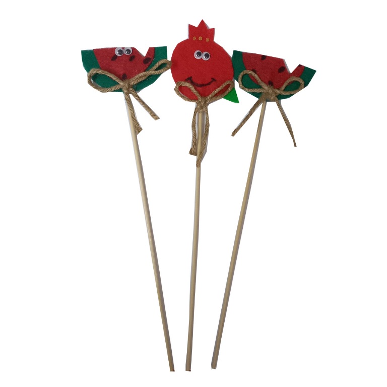 تاپر  مدل Y011 نمدی یلدایی مجموعه سه عددی