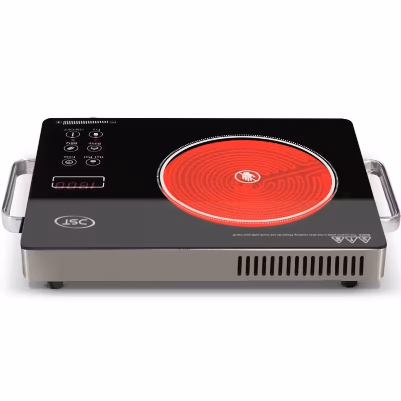 اجاق برقی رومیزی برند DSTمدل t07-1 SILVER (پس کرایه)