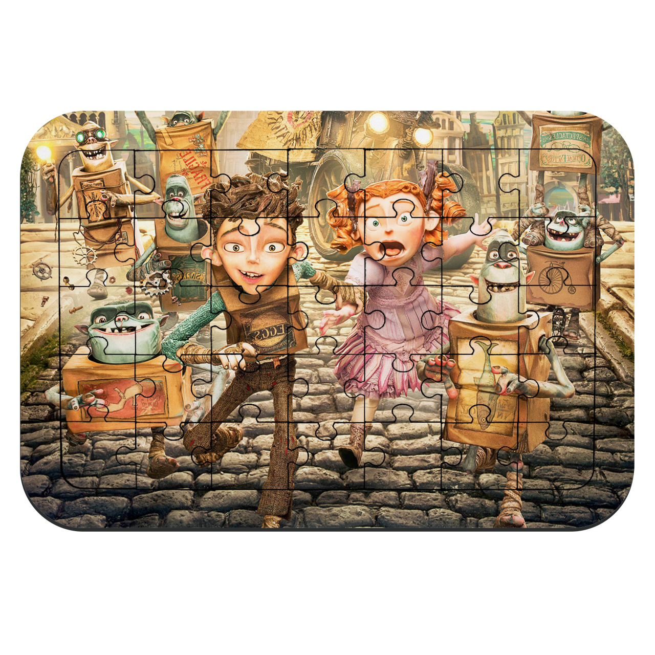 پازل 35 تکه طرح انیمیشن غولهای پاکتی مدل NI351