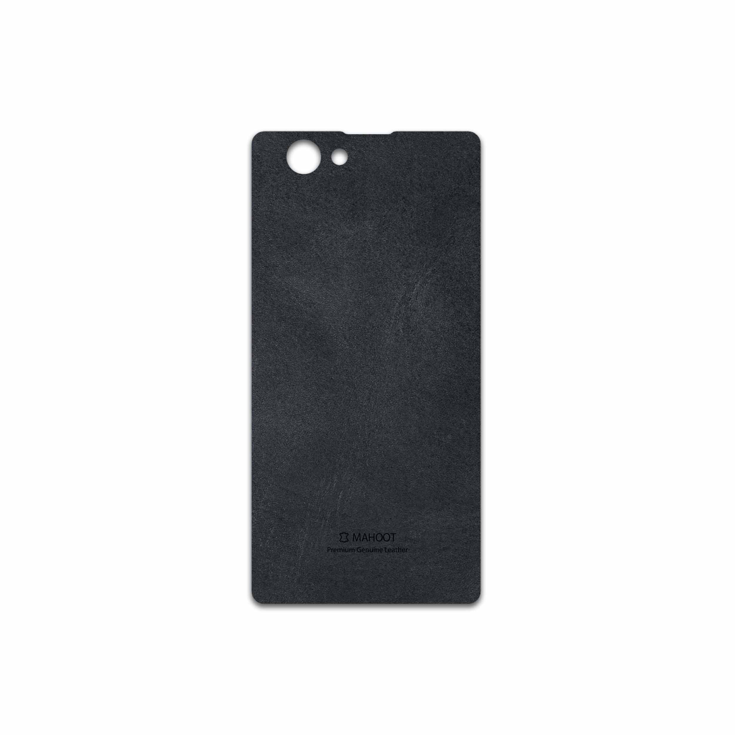 برچسب پوششی ماهوت مدل Graphite Buffalo Leather مناسب برای گوشی موبایل سونی Xperia Z1 Compact