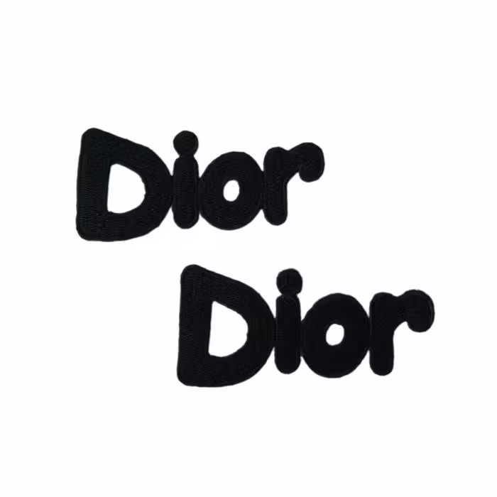 استیکر پارچه و لباس مدل حرارتی طرح dior بسته 2 عددی