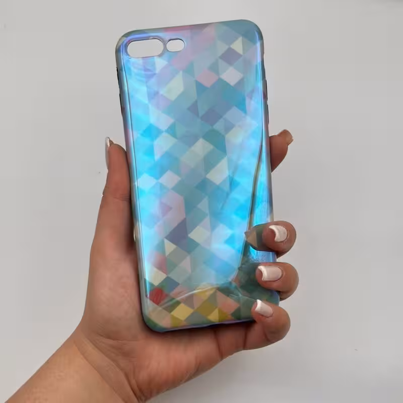 قاب گوشی iPhone 7 Plus - iPhone 8 Plus آیفون ژله ای طرح اشکال هندسی کد 39216