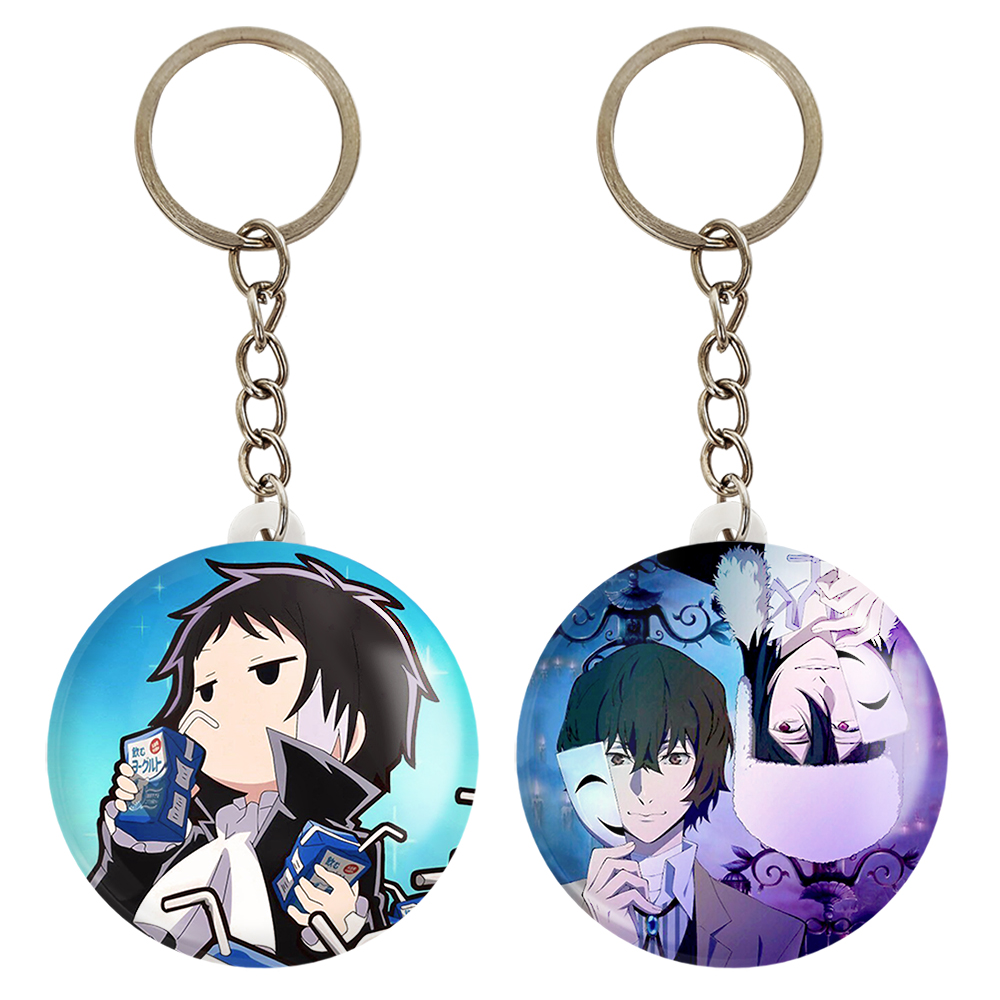 جاکلیدی خندالو مدل فئودور و دازای و آکوتاگوا انیمه سگ های ولگرد بانگو کد 1566115660 مجموعه 2 عددی