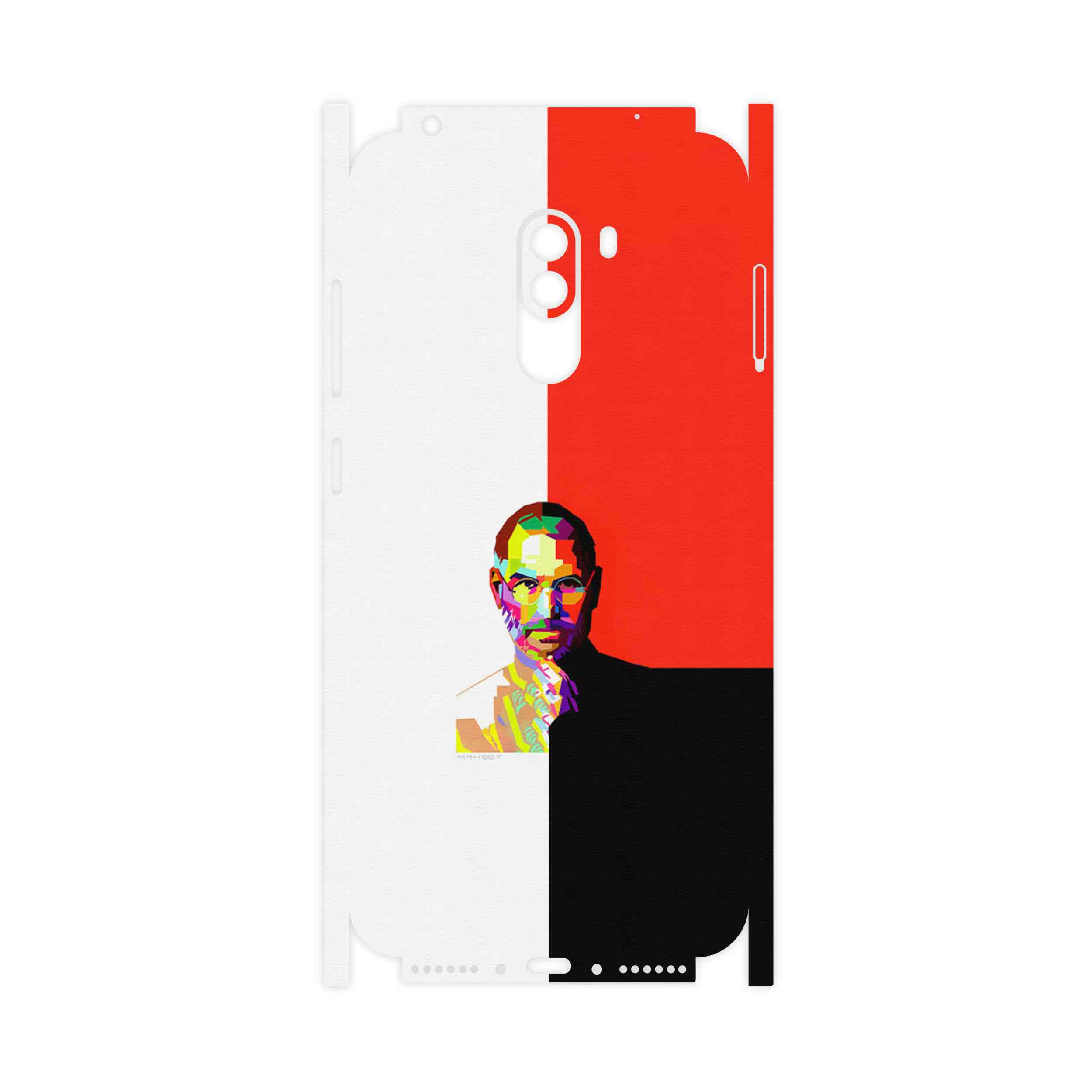 برچسب پوششی ماهوت مدل Collage of Steve Jobs 1-FullSkin مناسب برای گوشی موبایل شیائومی POCOPHONE F1