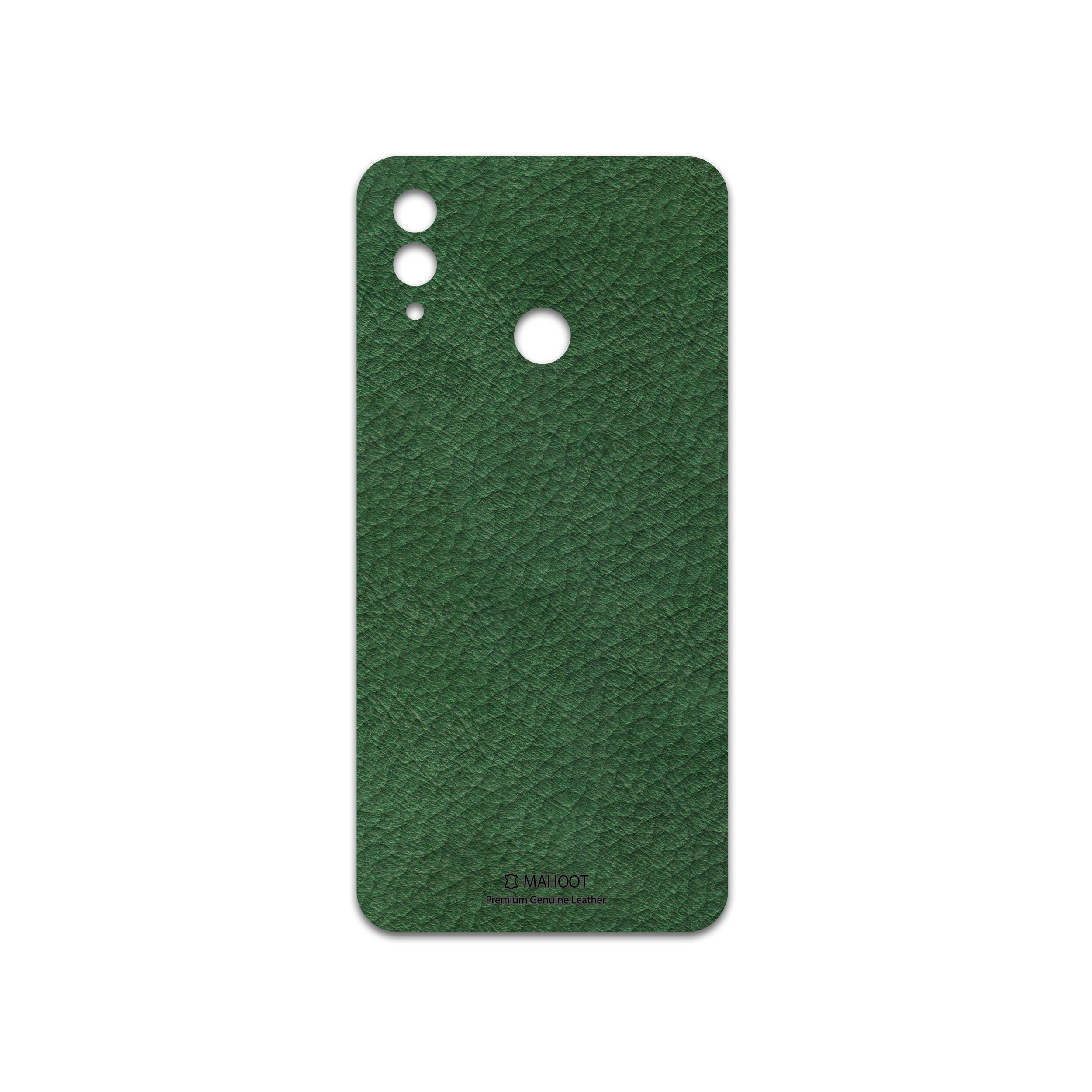 برچسب پوششی ماهوت مدل Green-Leather مناسب برای گوشی موبایل آنر 10 Lite