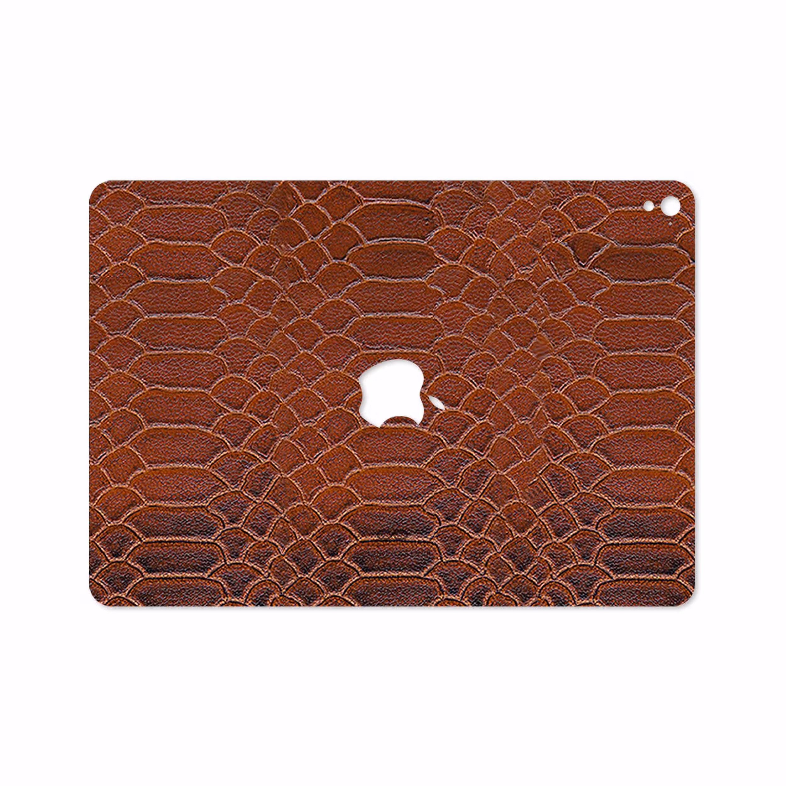 برچسب پوششی ماهوت مدل Brown-Snake-Leather مناسب برای تبلت اپل iPad Pro 9.7 2016 A1675
