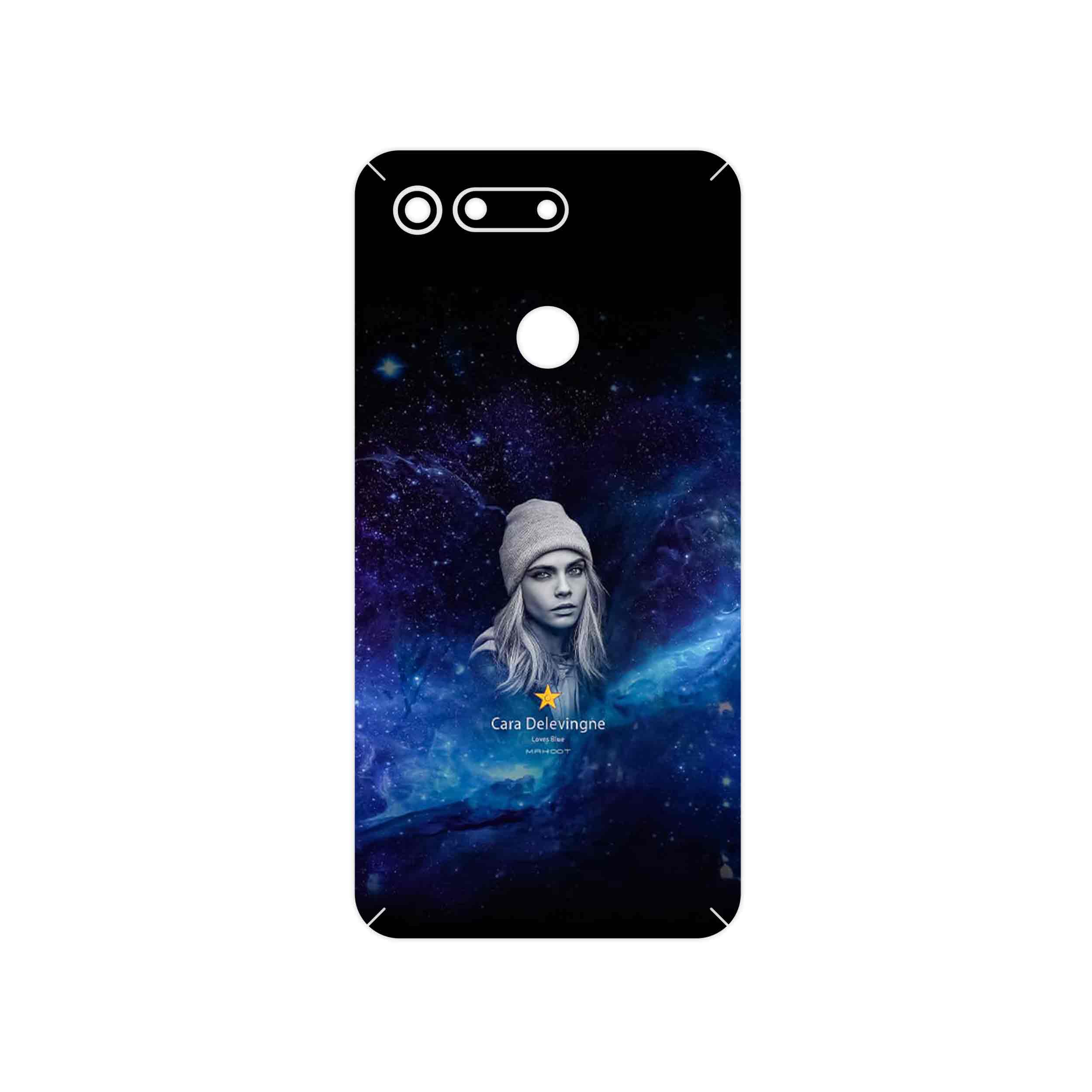 برچسب پوششی ماهوت مدل Cara Delevingne مناسب برای گوشی موبایل آنر View 20