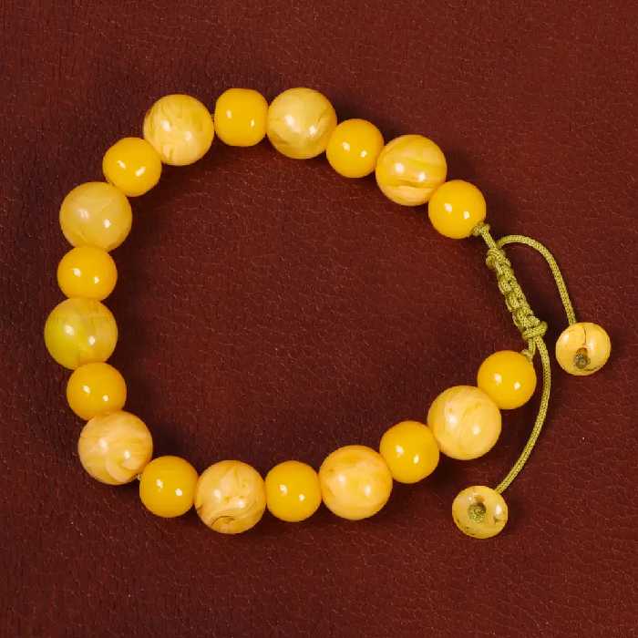 دستبند پودر کهربا اسپرت کد 26978 - جواهری مشاهیر