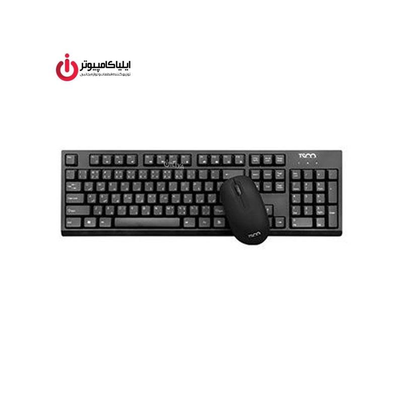 کیبورد و ماوس بی سیم تسکو مدل TSCO TKM 7019W