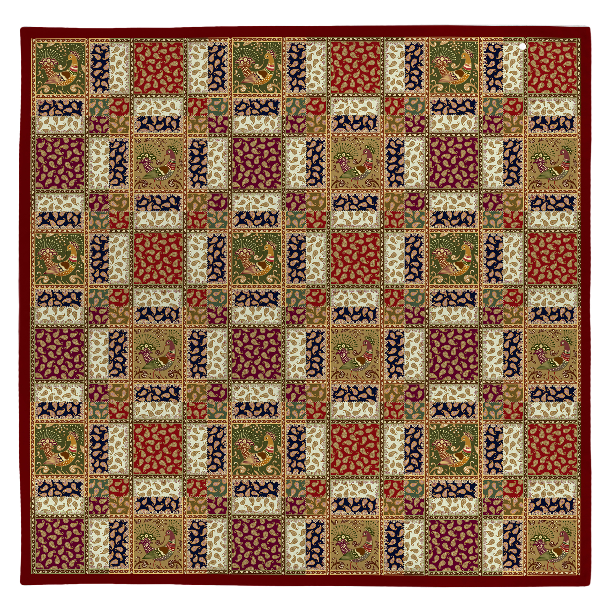 رومیزی طرح طاووس کد 9943