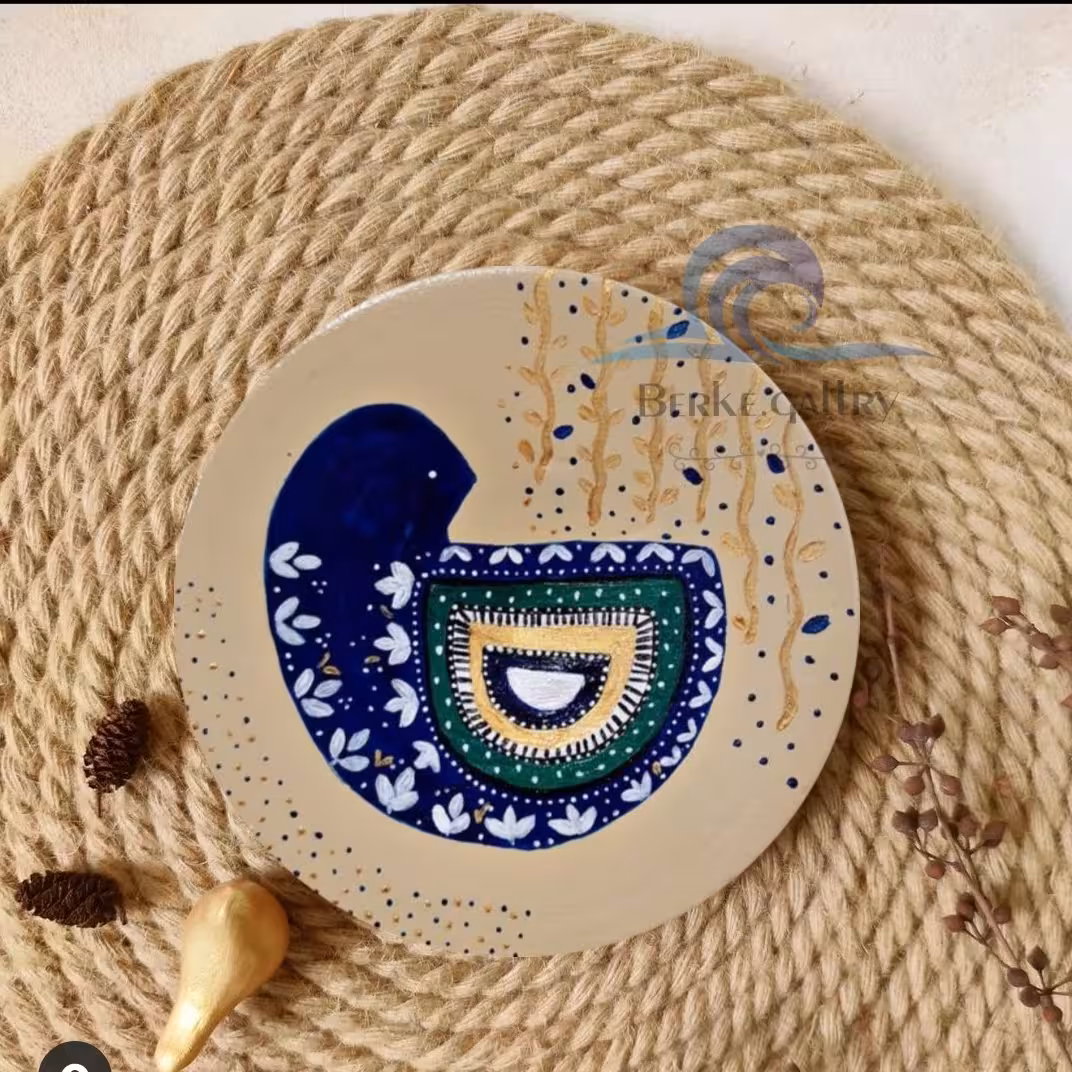 بشقاب دیوارکوب طرح چشم نظر 9