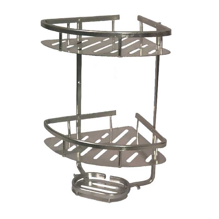 قفسه حمام مدل دو طبقه