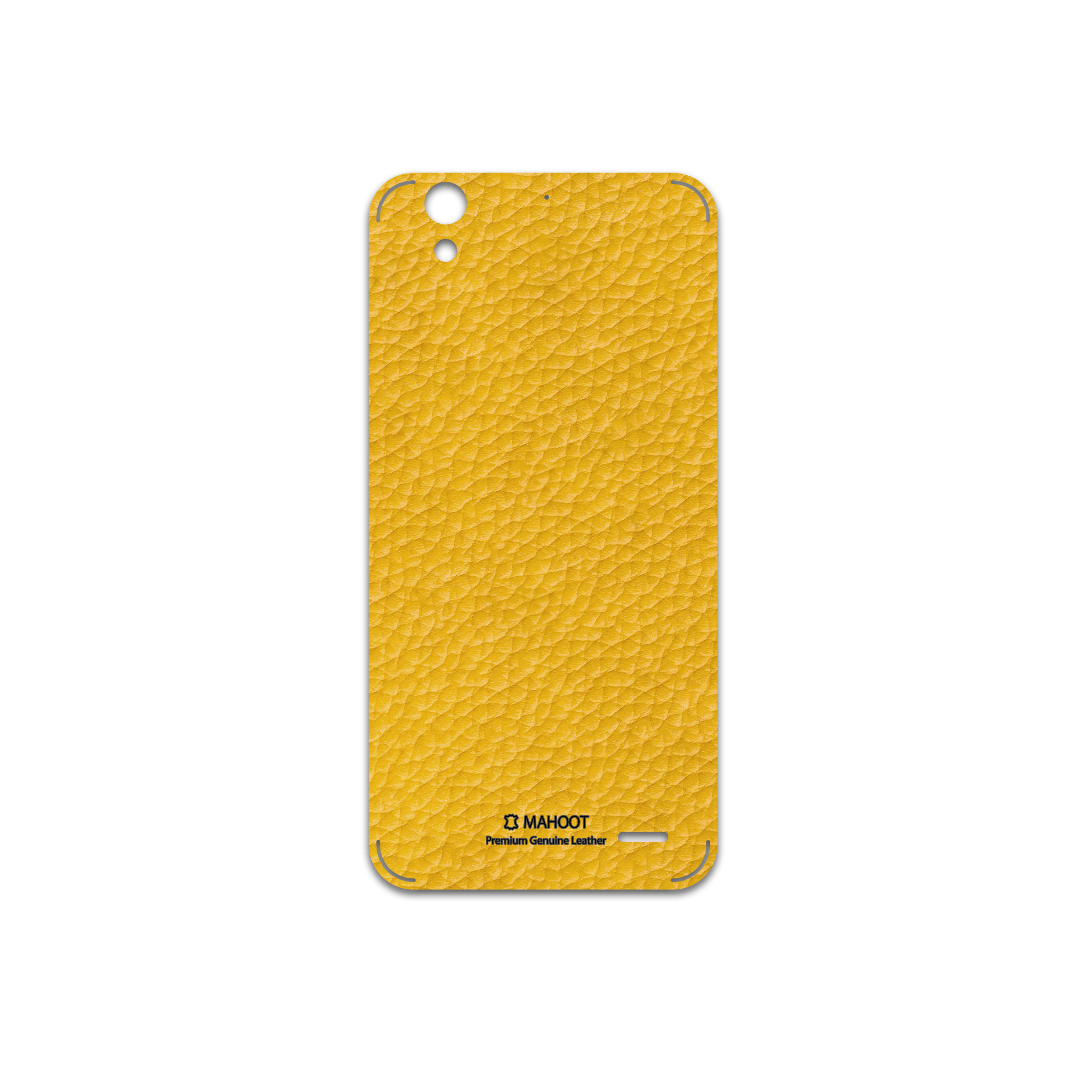 برچسب پوششی ماهوت مدل Mustard-Leather مناسب برای گوشی موبایل هوآوی Ascend G630