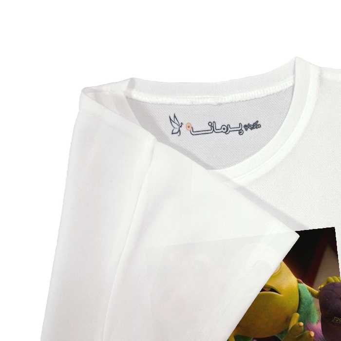 تی شرت آستین کوتاه بچگانه پرمانه طرح کارخانه هیولاها کد pmt.7824