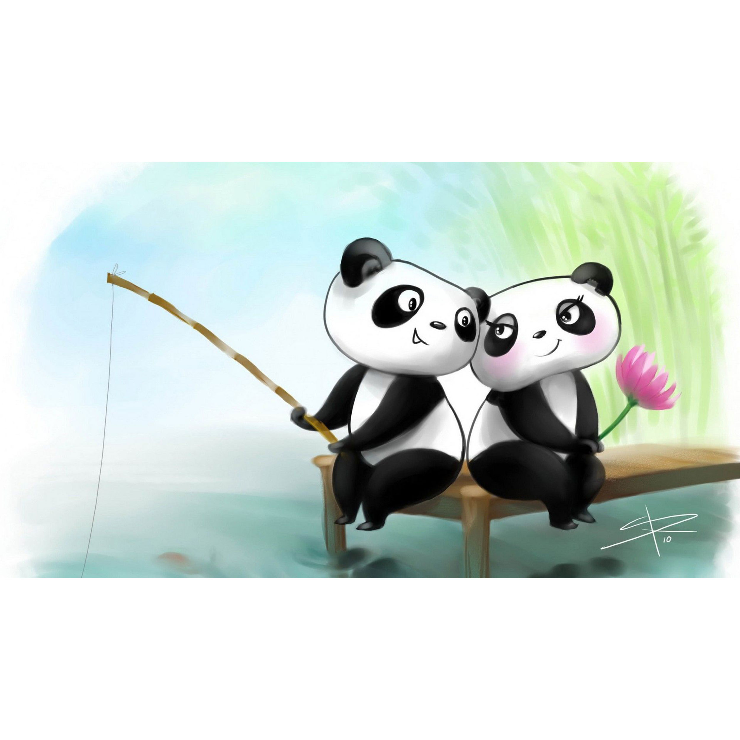 تابلو شاسی مدل نقاشی پاندا T6564