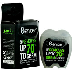 نخ دندان زغالی 50 متر بنسر