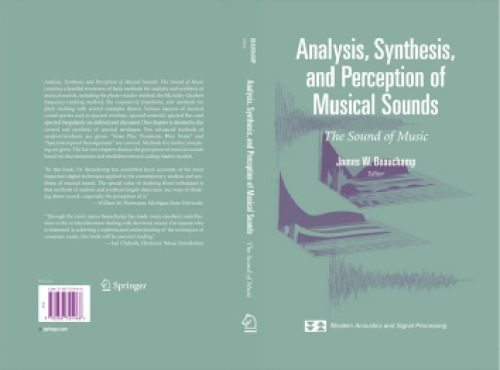 خرید و دانلود نسخه کامل کتاب Analysis, Synthesis, and Perception of Musical Sounds: The Sound of Music