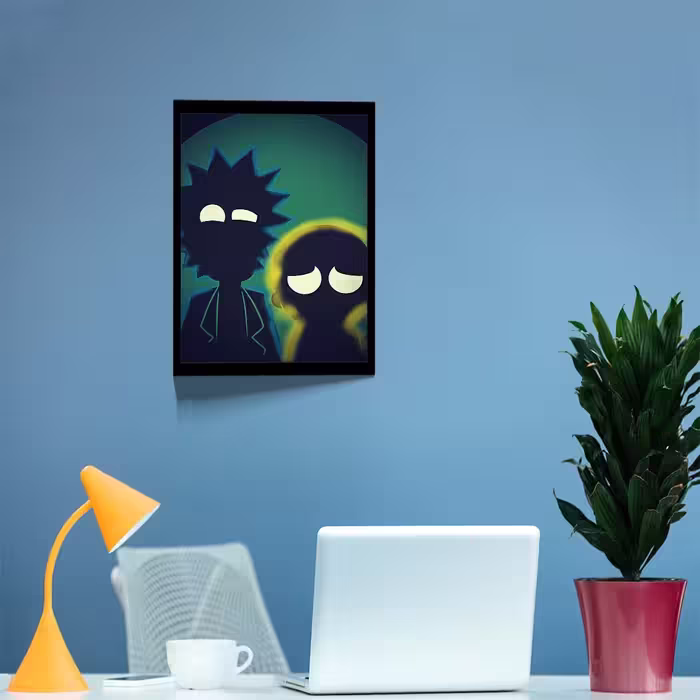 تابلو مدل Rick &amp; Morty کد F-1029