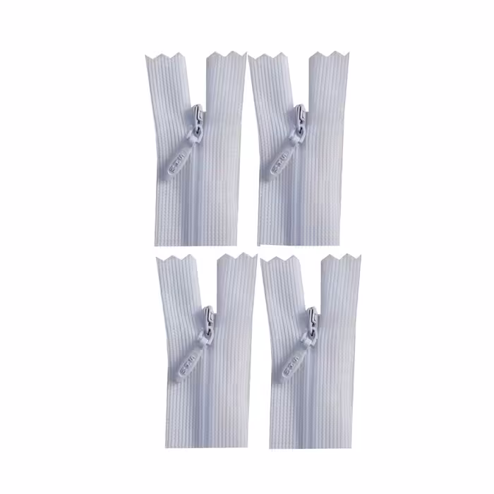 زیپ مخفی اس اچ ام مدل Z.50-SHM-W.4PC بسته 4 عددی