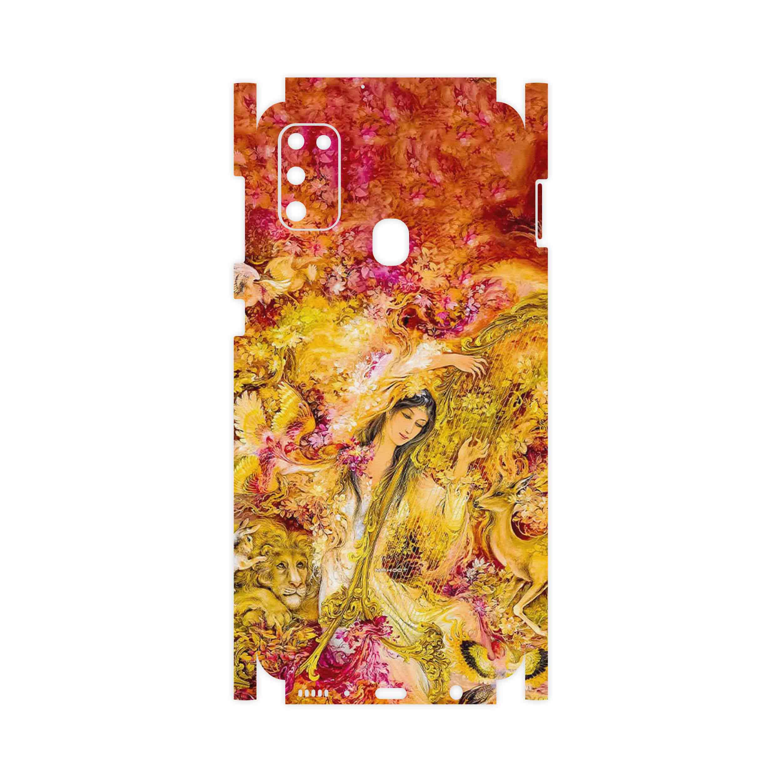 برچسب پوششی ماهوت مدل Persian miniature 1-FullSkin مناسب برای گوشی موبایل سامسونگ Galaxy M21