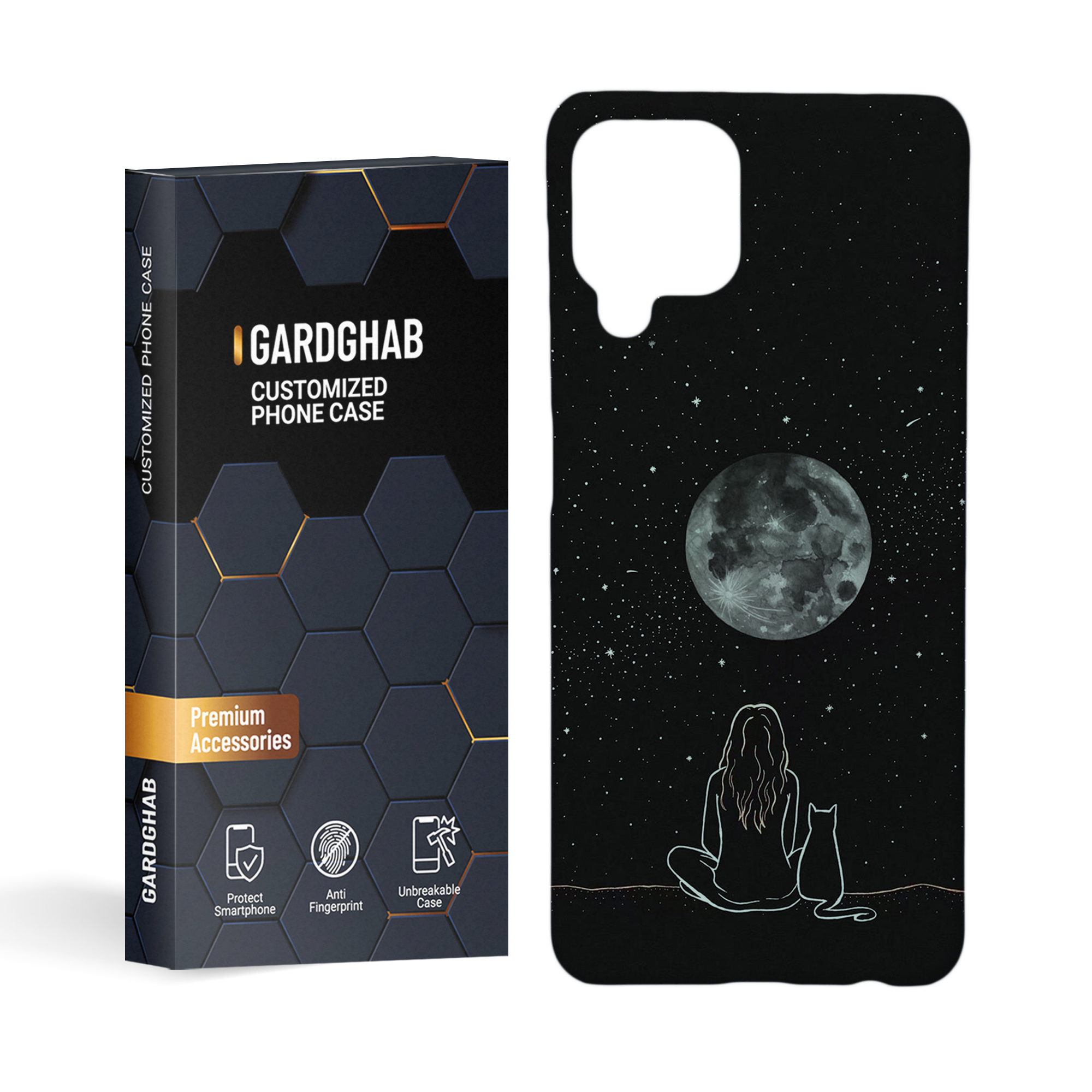   کاور گارد قاب مدل دخترانه مناسب برای گوشی موبایل سامسونگ galaxy a22 4g