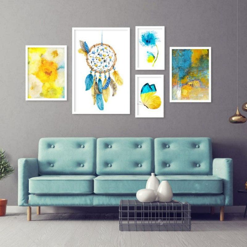 تابلو کد 1241 مجموعه 5 عددی | دنیای قاب