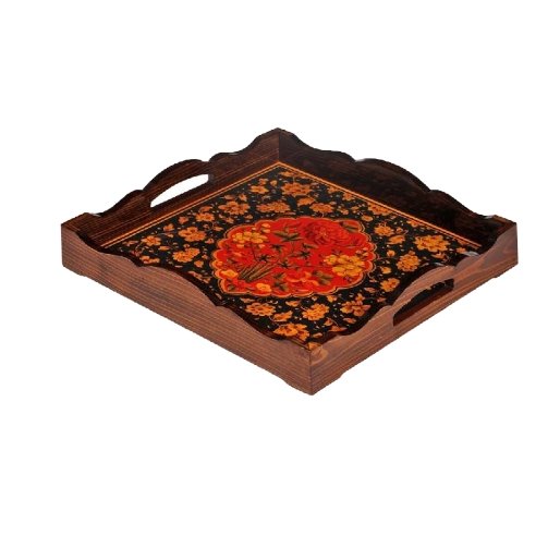 سینی دکوپاژ مربع طرح بوستان 