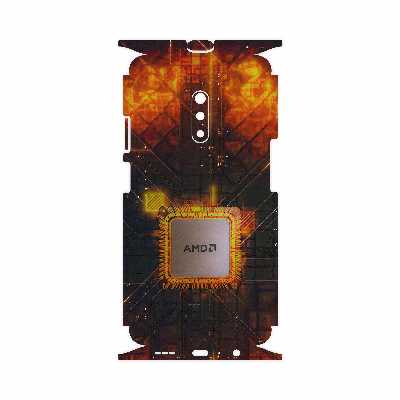 برچسب پوششی ماهوت مدل AMD Brand-FullSkin مناسب برای گوشی موبایل اپو Realme X
