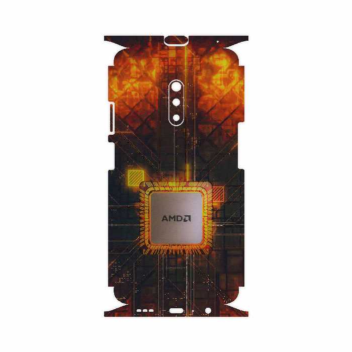 برچسب پوششی ماهوت مدل AMD Brand-FullSkin مناسب برای گوشی موبایل اپو Realme X
