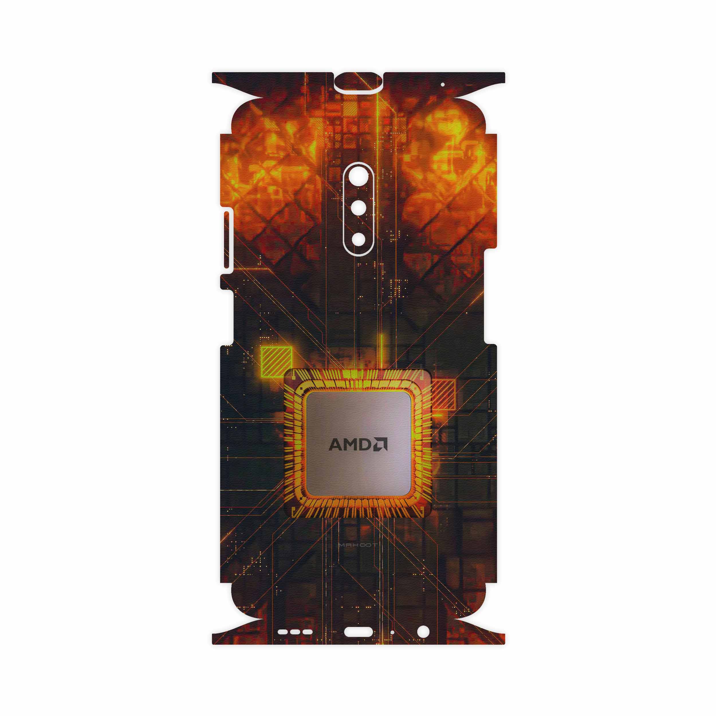 برچسب پوششی ماهوت مدل AMD Brand-FullSkin مناسب برای گوشی موبایل اپو Realme X