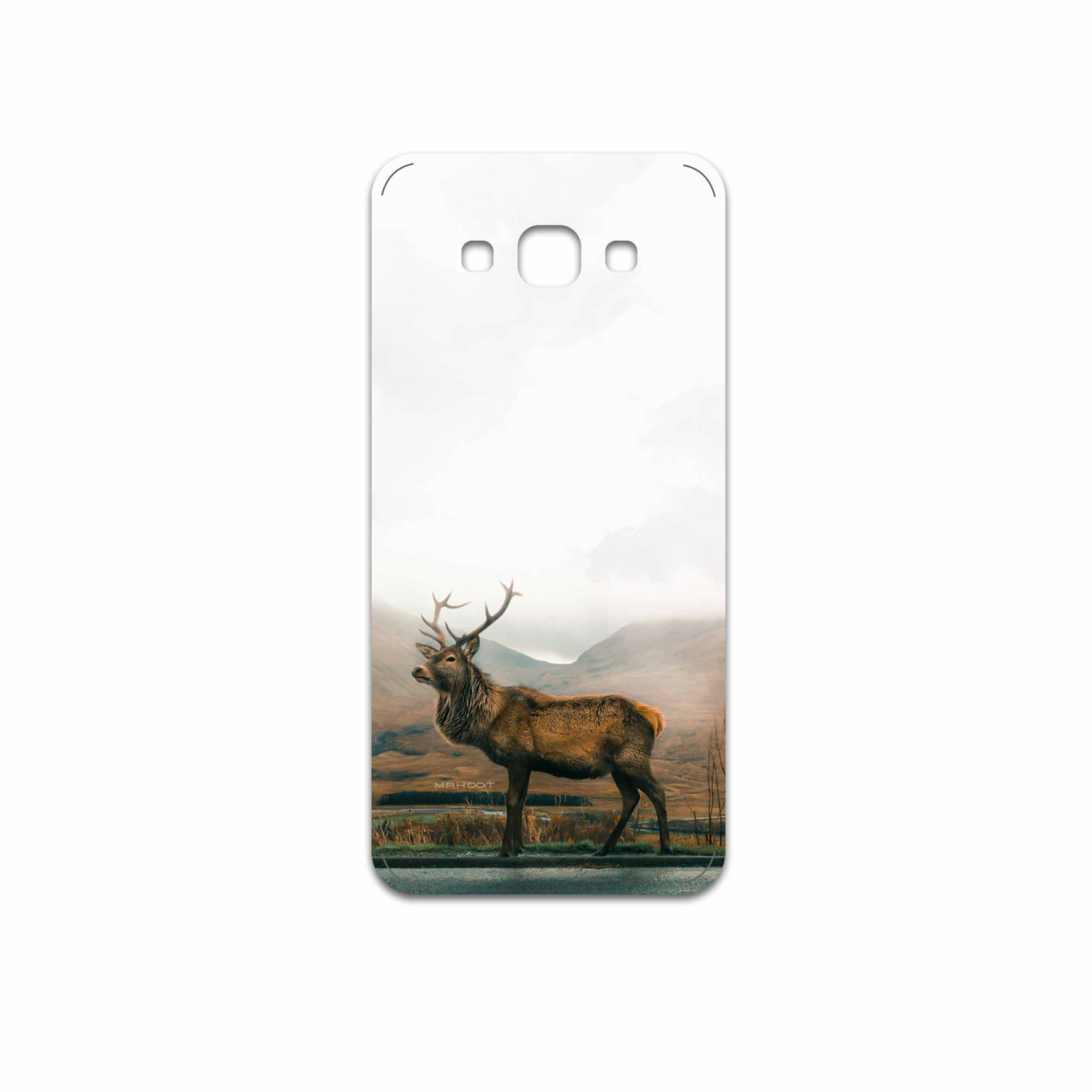 برچسب پوششی ماهوت مدل Horned Deer مناسب برای گوشی موبایل سامسونگ Galaxy A8 2018