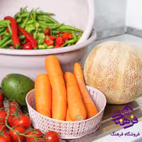 سبدميوه بافت سایز 2 گرد گلدپلاست