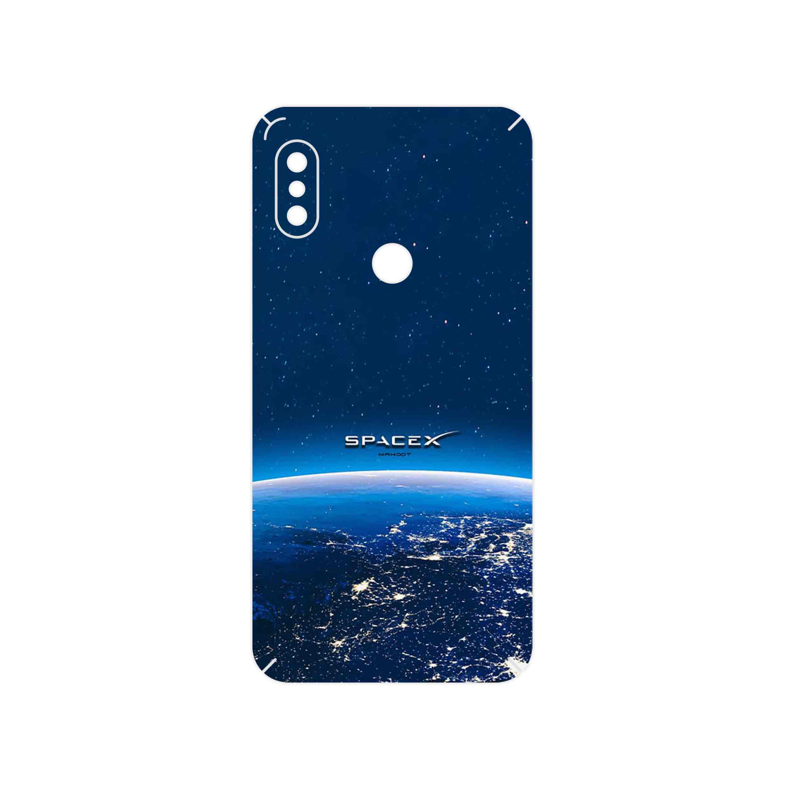 برچسب پوششی ماهوت مدل Space X مناسب برای گوشی موبایل شیائومی Redmi Note 6 Pro