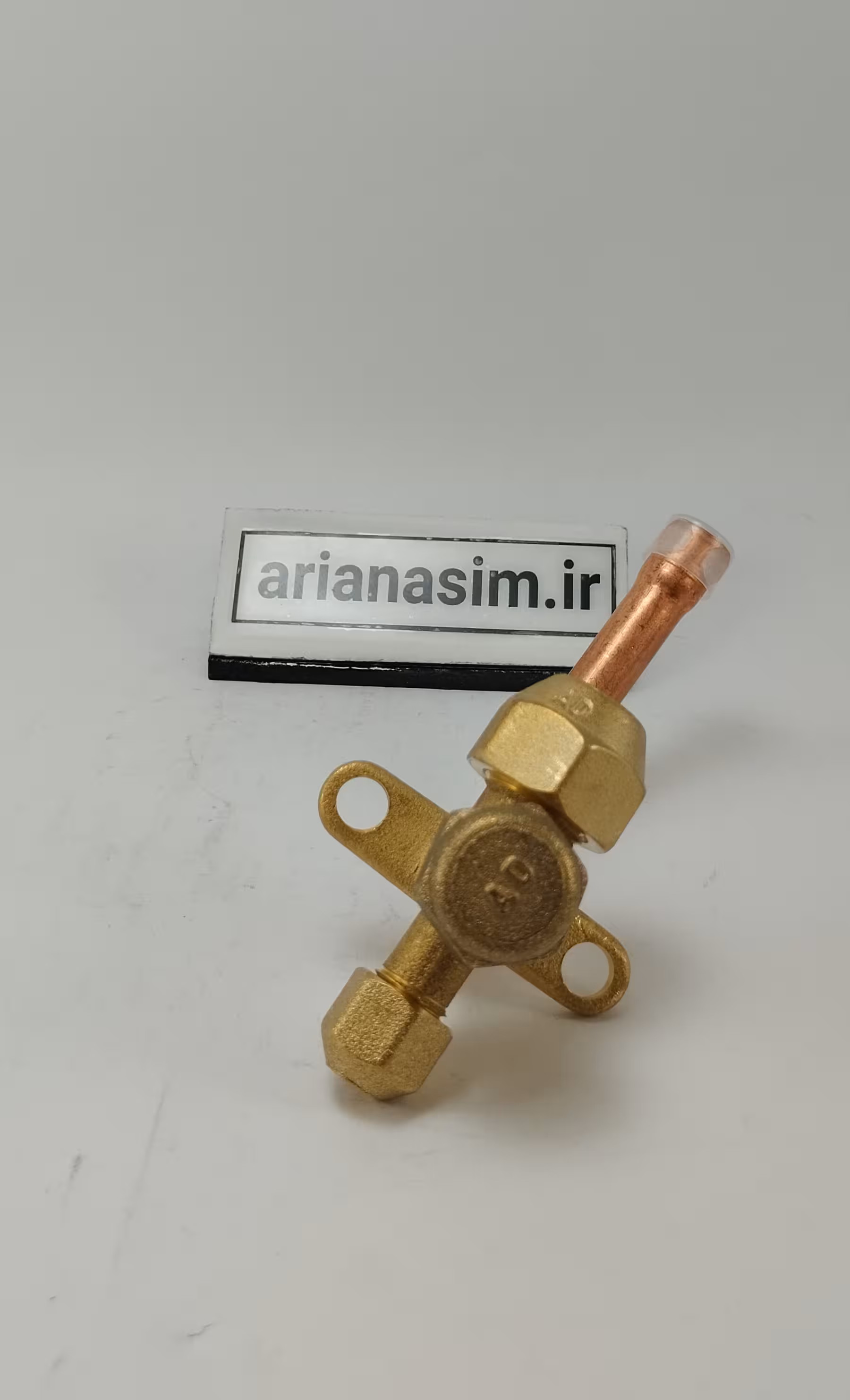 شیر سرویس کولر کله کج 90° درجه سایز 3/8 اینچ درجه یک | آریا سیتی