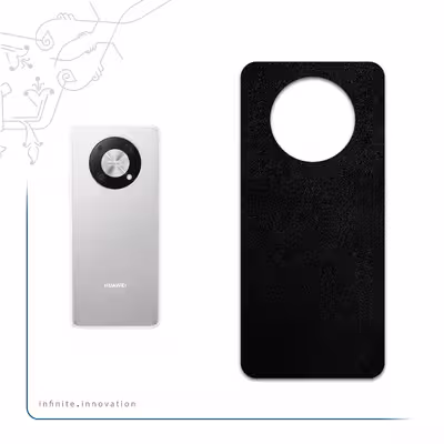 برچسب پوششی ماهوت مدل Black-Chamois-Leather مناسب برای گوشی موبایل هوآوی Nova Y90