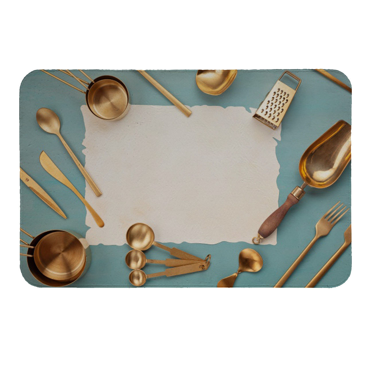 زیرقابلمه ای طرح ابزار آشپزی کد 8252