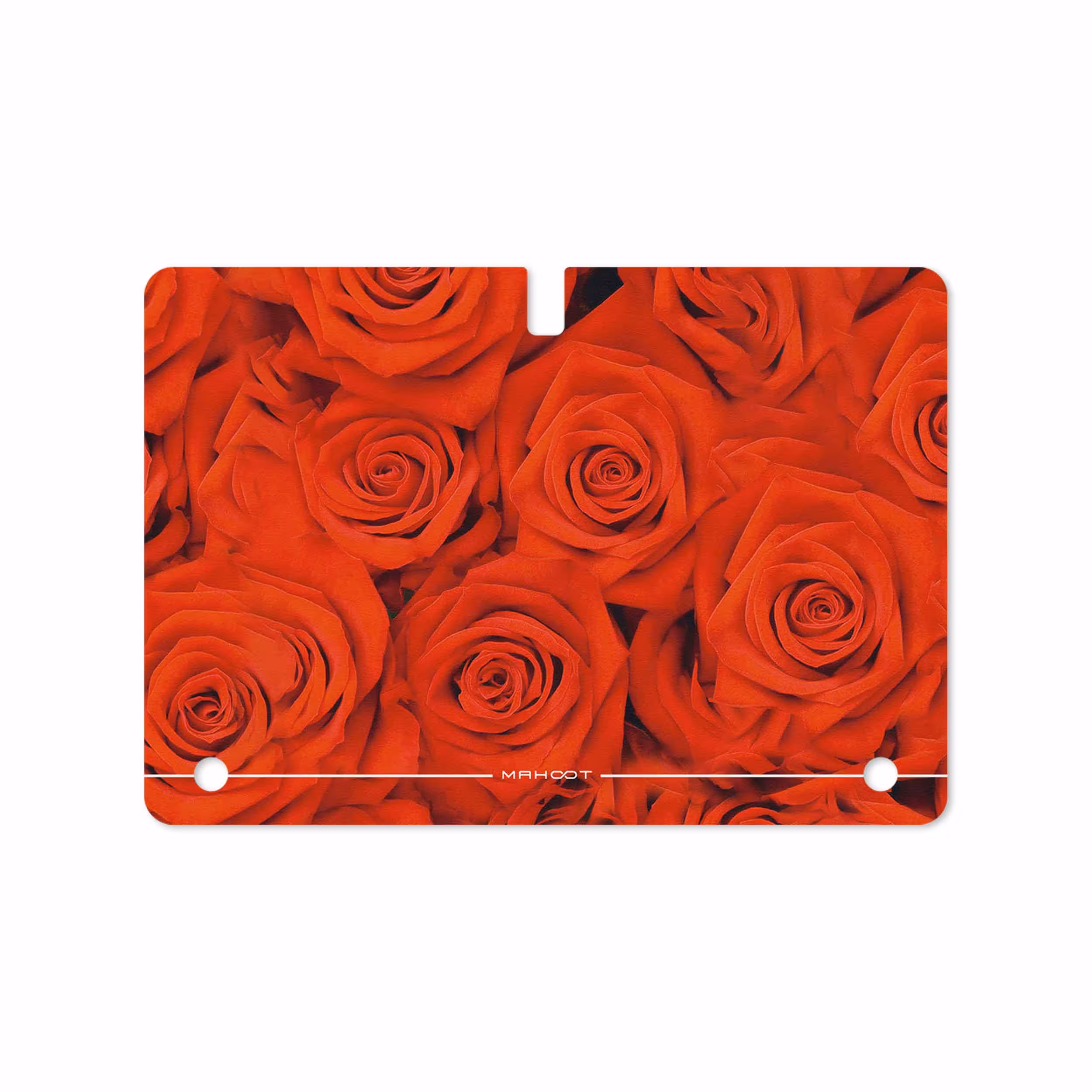 برچسب پوششی ماهوت مدل Red-Flower مناسب برای تبلت سامسونگ Galaxy Tab S 10.5 2014 T805