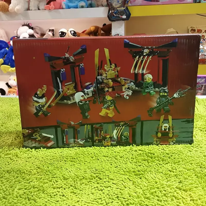 اسباب بازی لگو ساختنی طرح لگو نینجا در چین و معبد 5 عدد مینی فیگور