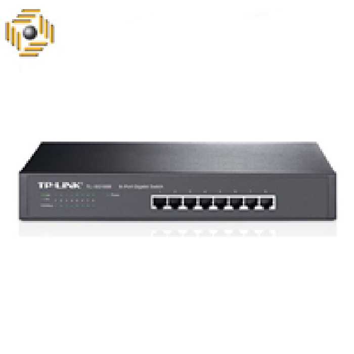 سوییچ 8 پورت گیگابیت و دسکتاپ/رکمونت تی پی-لینک مدل TL-SG1008