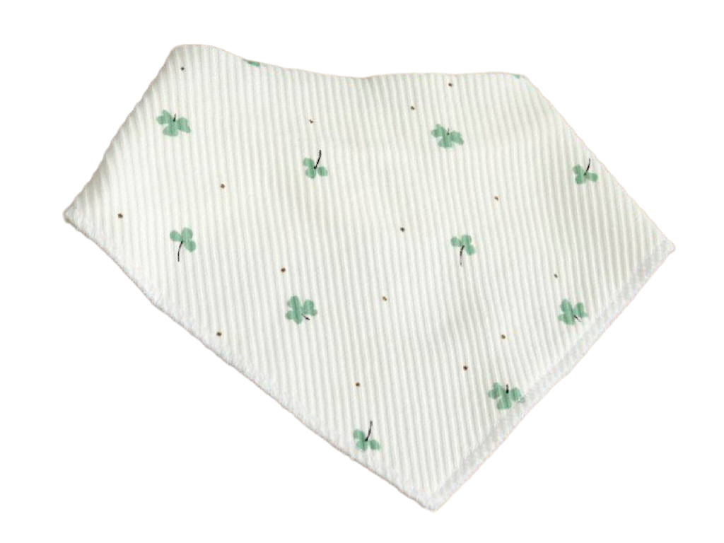 پیشبند دستمال گردنی نوزادی طرح  برگ سبز دانالو Danaloo