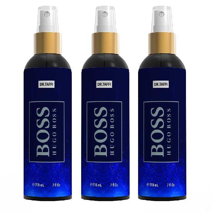 اسپری بدن مردانه دکتر تافی مدل باس حجم 210 میلی لیتر 3 عددی