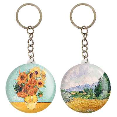 جاکلیدی خندالو مدل نقاشی ونگوگ کد 37303731 مجموعه 2 عددی