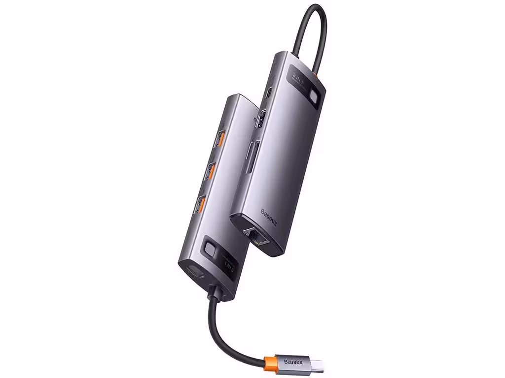 هاب تایپ سی 8 پورت بیسوس Baseus StarJoy Series USB-C Hub 8in1 WKWG080213