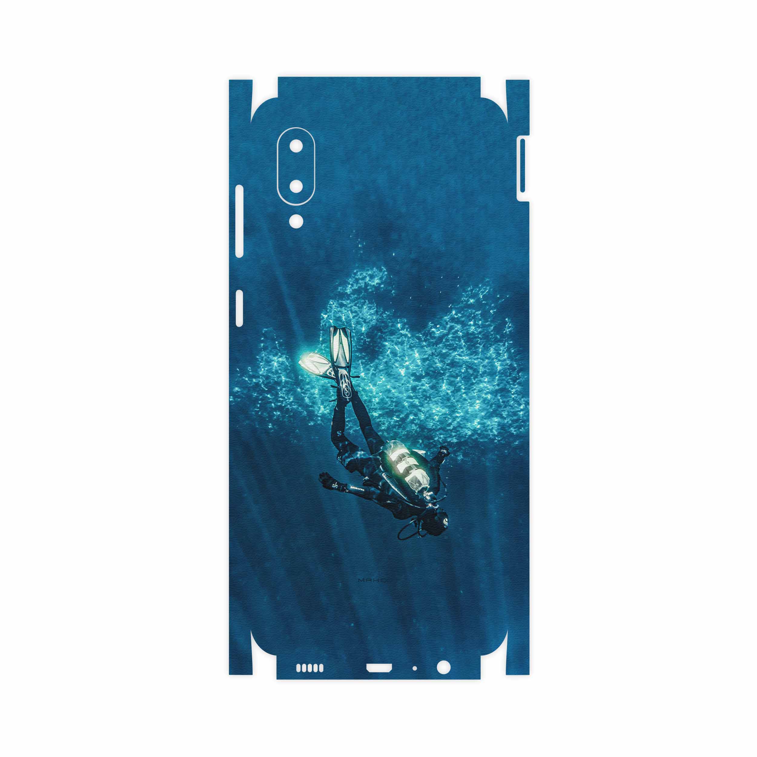 برچسب پوششی ماهوت مدل Scuba-Diving-FullSkin مناسب برای گوشی موبایل سامسونگ Galaxy M02