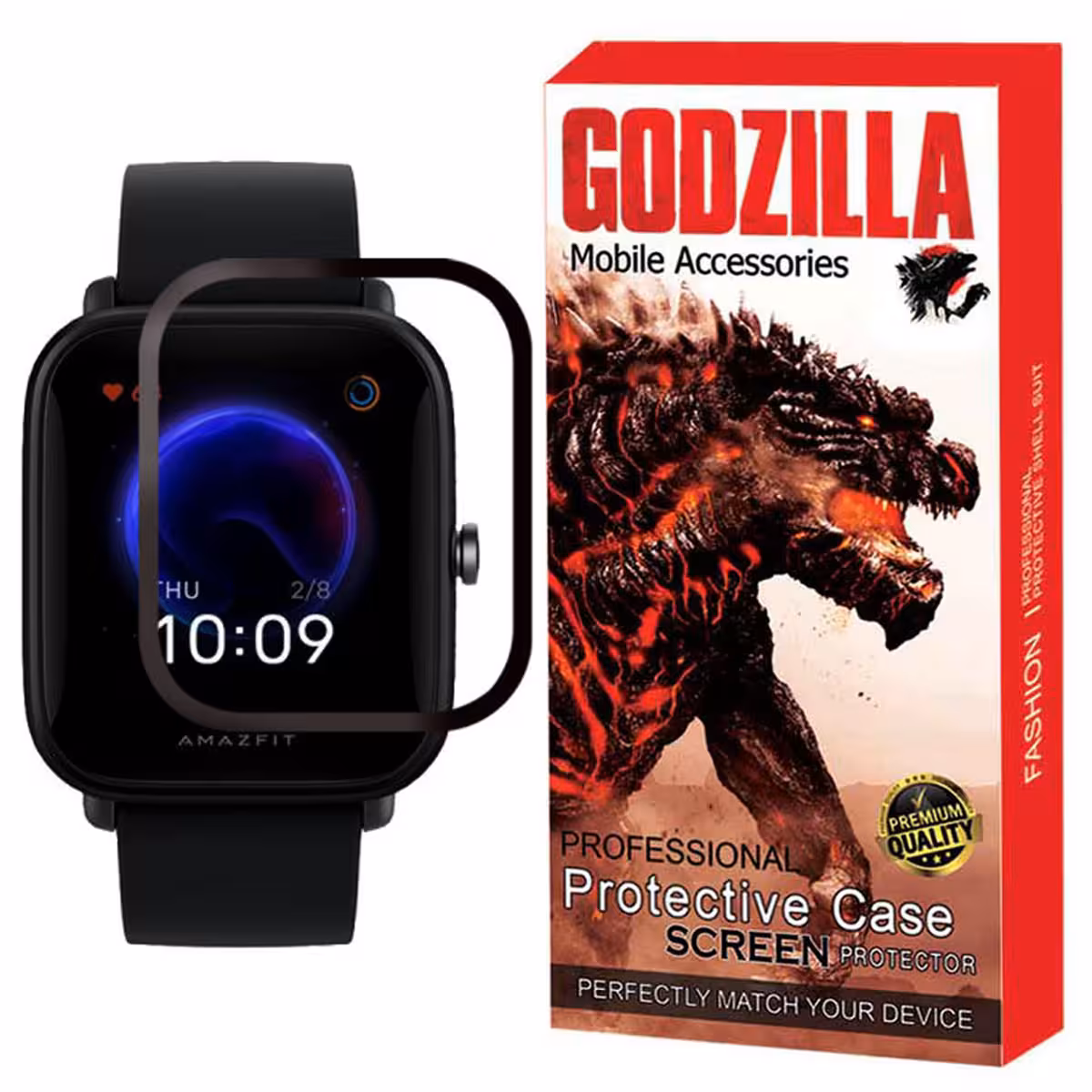 محافظ صفحه نمایش گودزیلا مدل G-PMMA مناسب برای ساعت هوشمند امیزفیت Amazfit Bip U Pro