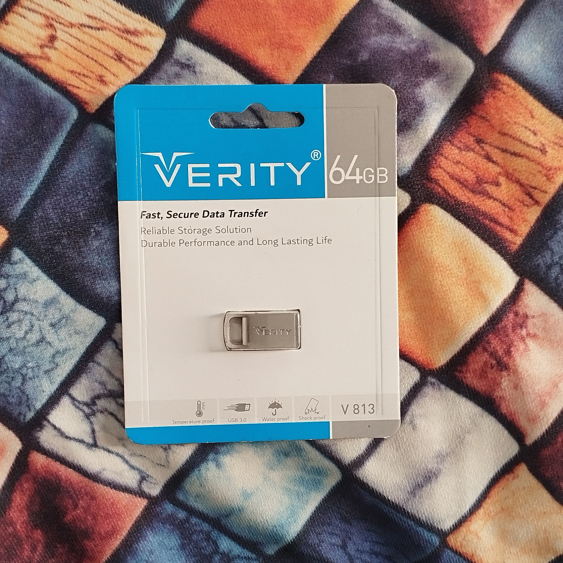 فلش 64 گیگ مارک وریتی (USB3) سرعت بالا .گارانتی مادام العمر