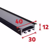 لاینر نوری توکار T401 - یراقینو فروش یراق آلات کابینت و درب